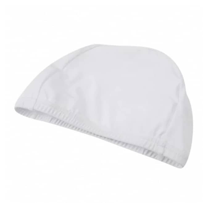 Gorra natacion tela lycra Shark blanca